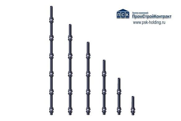 Вертикальный элемент L=3000 мм опалубки перекрытий PSK-CUP