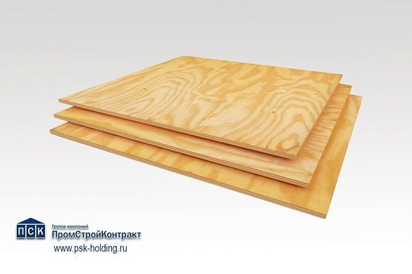 Фанера хвойная влагостойкая ФСФ 9X1220X2440 мм