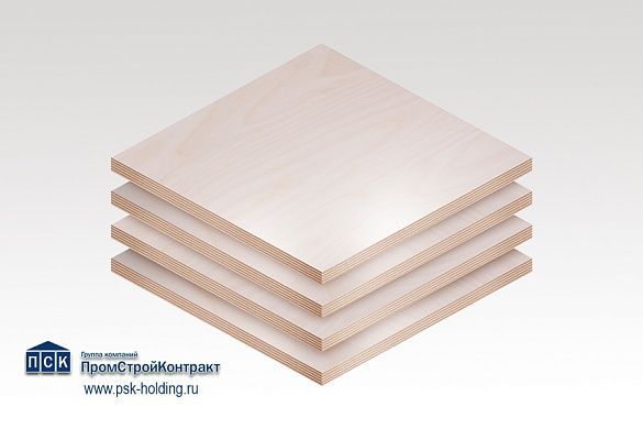 Фанера влагостойкая ФСФ 10x1250x2500 мм Свеза