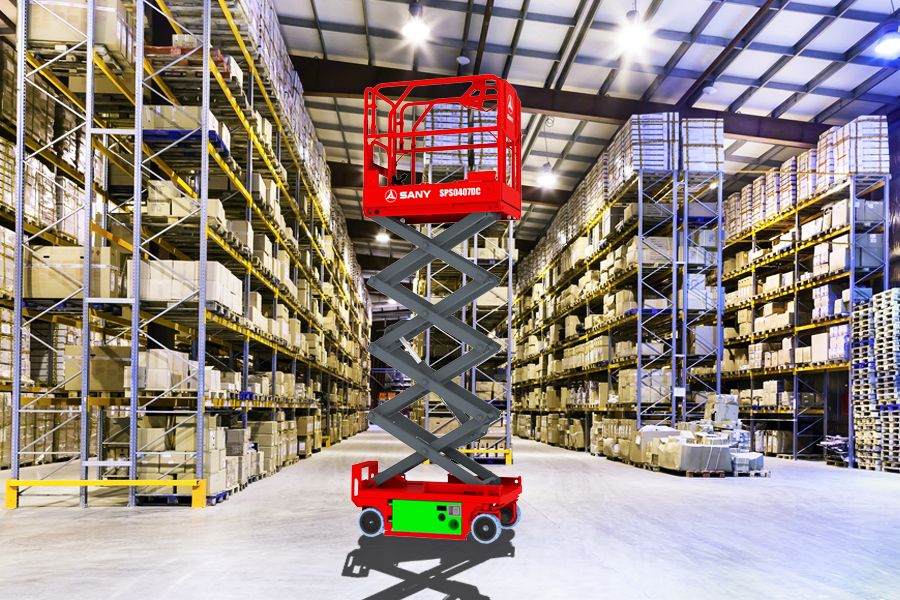 Ножничные самоходные подъёмники Sany Серия DC SPS0407DC (SPS1530DC)